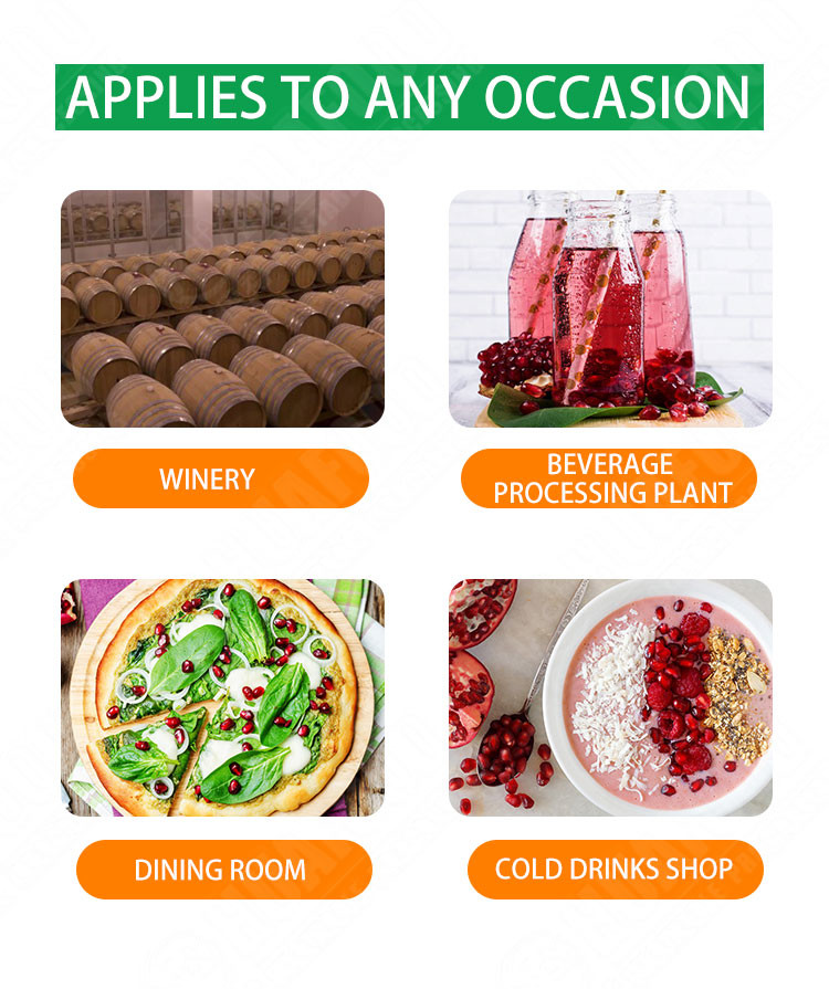 MultiFunction Home 3t/H Pomegranate Seed Machine