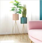 Nordic Round 30cm Diameter Metal Flower Stand