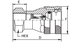 G1/2 Agricultural Quick Couplings , Carbon Steel Hydraulic Quick Coupler