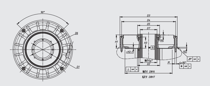 1800rpm Optical Angle Encoder AD-20MA-C27 For Milling Lathe