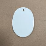 3'' Sublimation Ceramic Blanks Christmas Ceramic Pendant For Sublimation