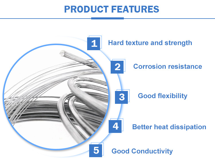 Electrical Alloy Aluminium Steel Blasting Coated Welding Wire For Motor Generator