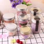 Round 480ml / 16 Oz Glass Jars With Lids , Home Food Storage Mason Glass Jar