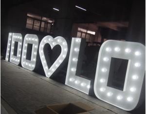 China Facelit puch hole sign letter wholesale