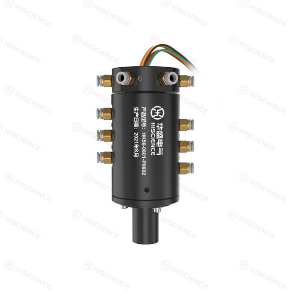 6 Passages Gas Electric Slip Ring 8 Circuits 10A 16 Circuits Signal 2 Circuits Shielding