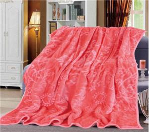 China China Factory Custom Wholesale Flower Printed 100% Polyester Blankets wholesale