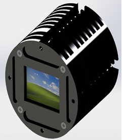Airborne TFT LCD display module
