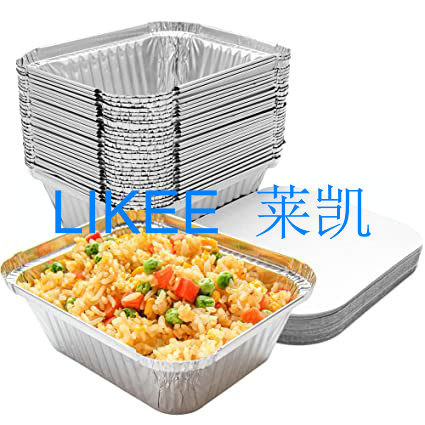 Recyclable H24 Aluminum Foil Container For Baking Airline Catering