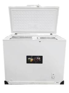 China 200L One Door Deep Chest Freezer With Sliding Glass Door wholesale
