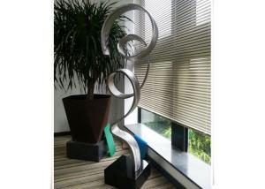 China Custom Size Stainless Steel Outdoor Sculpture Abstract Metal Art Home Decoration wholesale