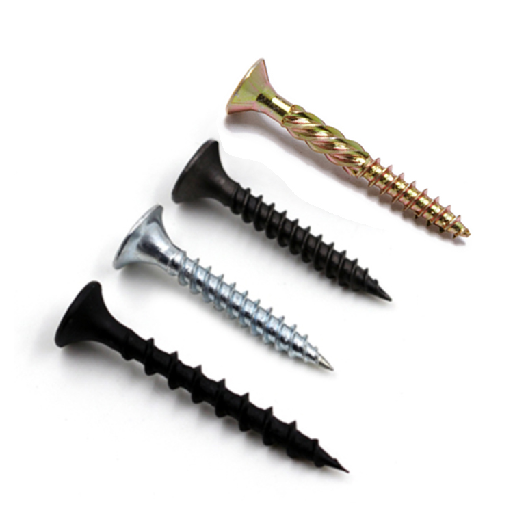 Fine Coarse Thread Gypsum Board Tornillos Drywall Screw Black Phosphate Bugle Head