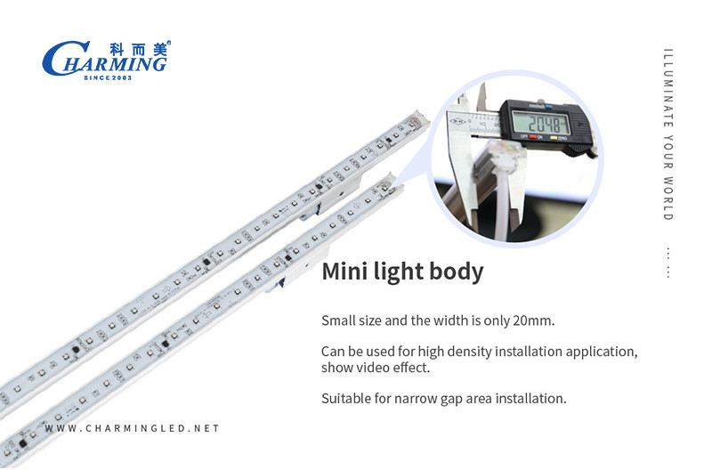 DV24V Bar Outdoor LED Tube Light U20 SPI Control Multipurpose