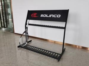 China Cold Rolled Steel 1 Meter Tennis Racket Holders Sports Display Shelves wholesale