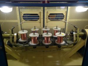 China FUCHUAN 0.64mm Copper Wire Bunching Machine With 7.5Kw Take Up Motor Power wholesale