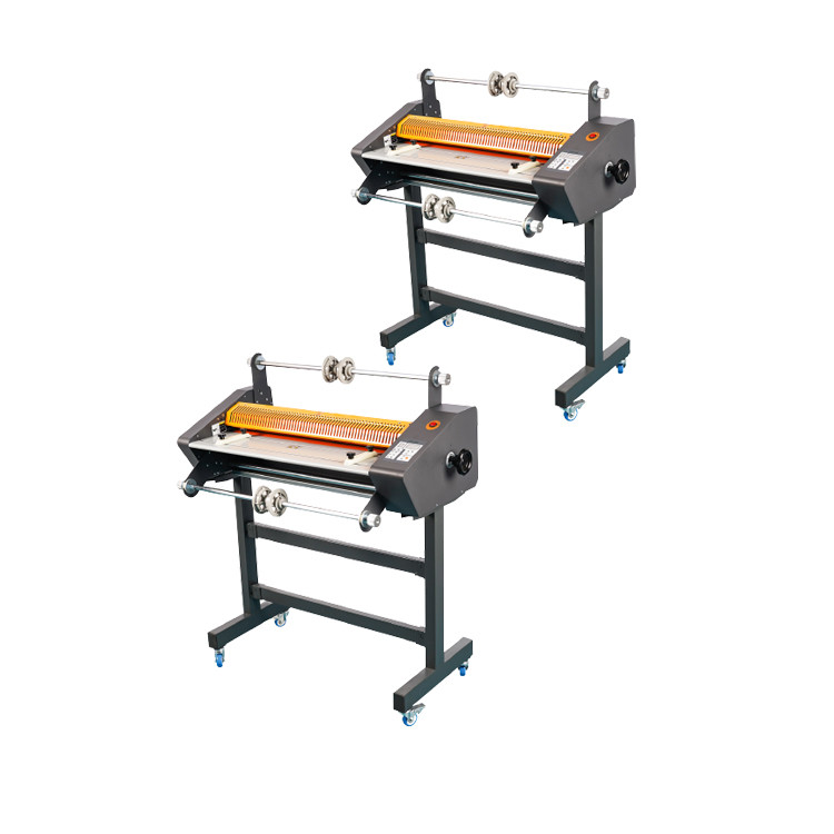 Books Cover Roll Laminating Machines 170D Temp With 550mm Steel Roller