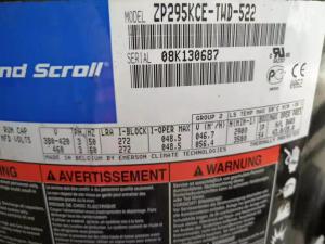 China ZP295KCE-TWD-522 R410A Refrigeration Compressor Black Color 380V-420v50hz r410a wholesale