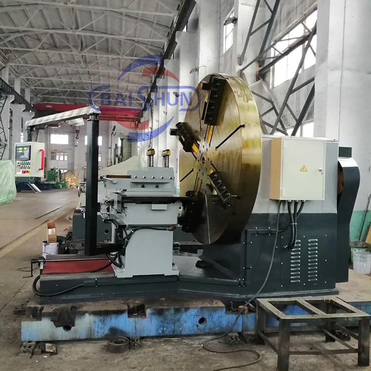 Professional Large Swing Horizontal CNC Lathe For Turning Facing 3000 Mm Flange
