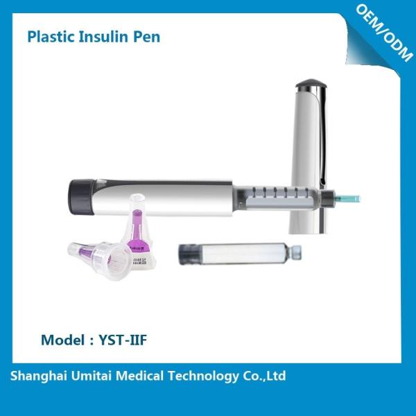 Plastic Diabetes Insulin Pen With Precision Transmission Mechanism Large Display