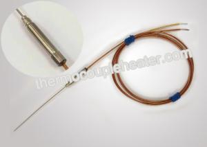 China Economical High temperature thermocouple probe with stainless steel armoured materials wholesale