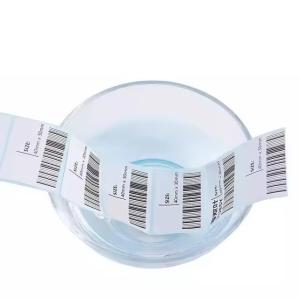 China Custom White Sticker Thermal Label Self Adhesive Blank Thermal Sticker wholesale