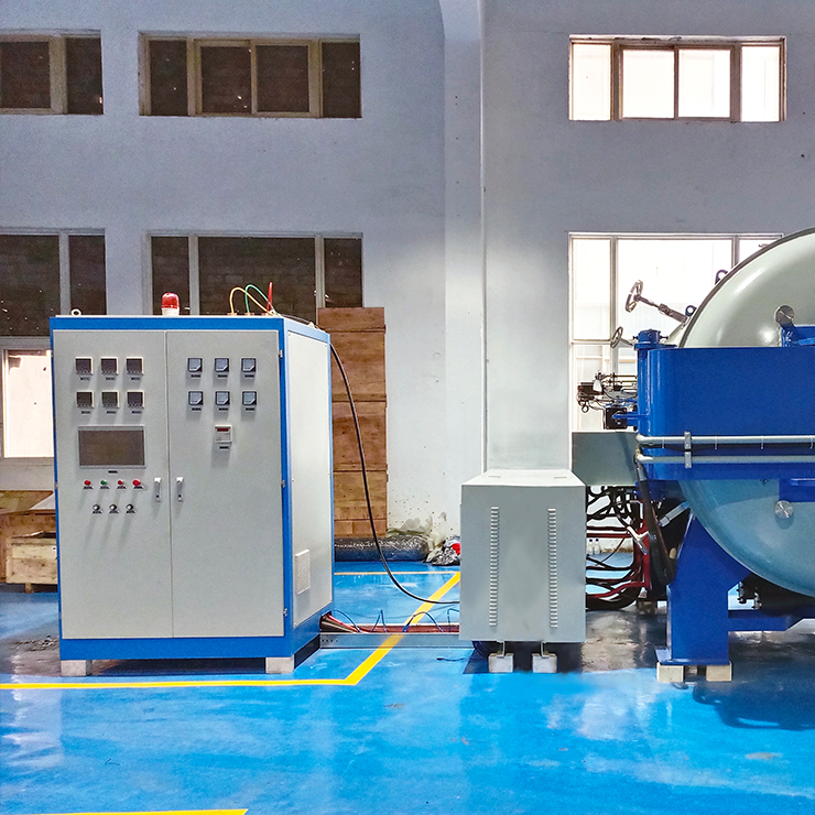 Customized Horizontal Vacuum Carbonization Furnace Machine With PLC Water Nitron Cooling