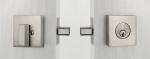 Single Cylinder Zinc alloy Metal Sliding Door Locks Anti - bump resistant