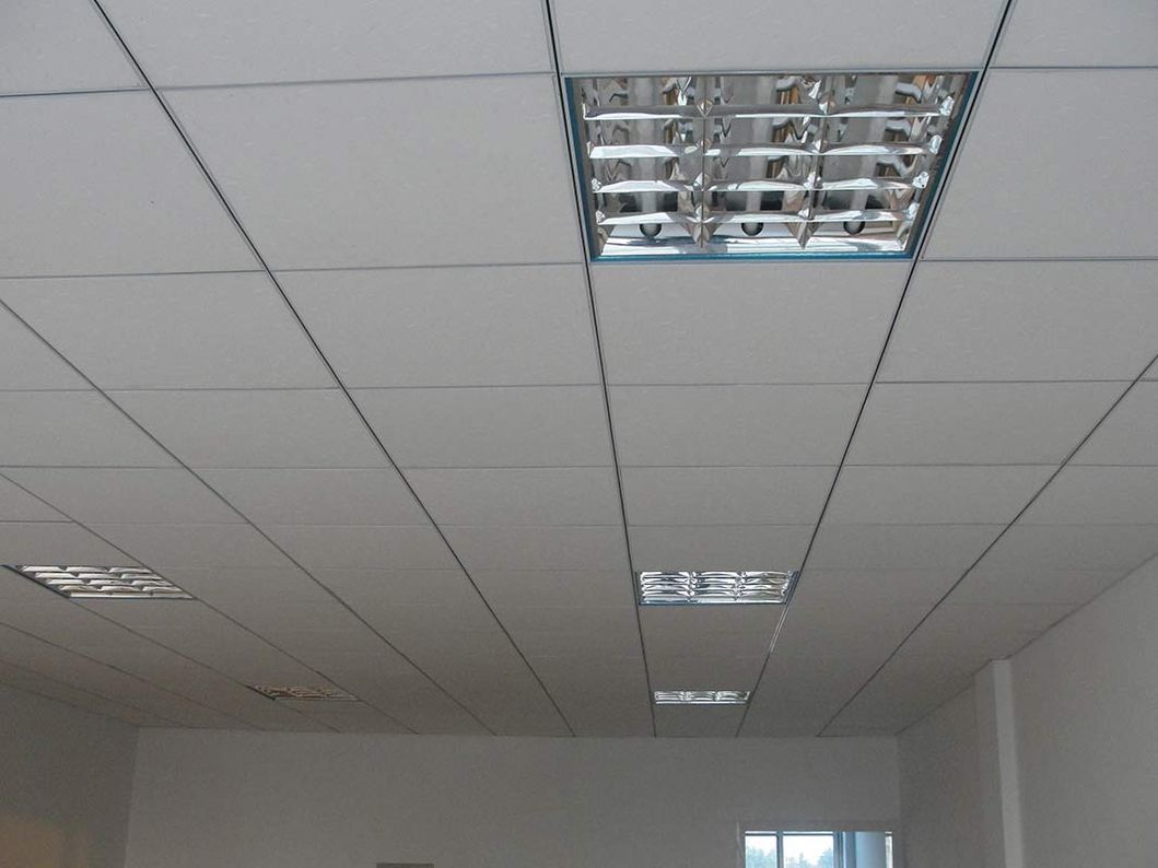 Fireproof Moisture Resistant Sound Insulation Ceiling Gypsum Board / Plasterboard