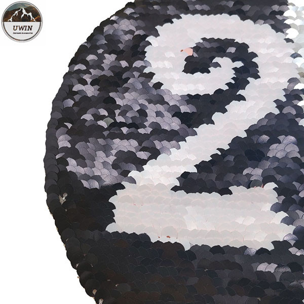 23 Number Reverse Sequin Patch Washable Round Shape Any Color Available