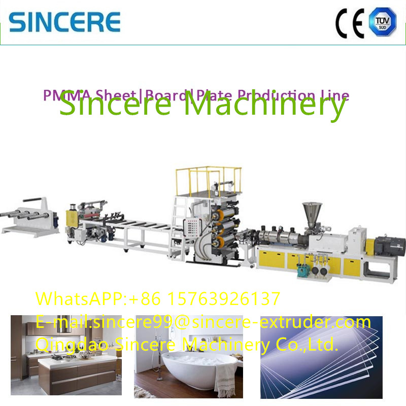 ODM PC PS PET Plastic Sheet Extrusion Machine Board Extruder Production Line