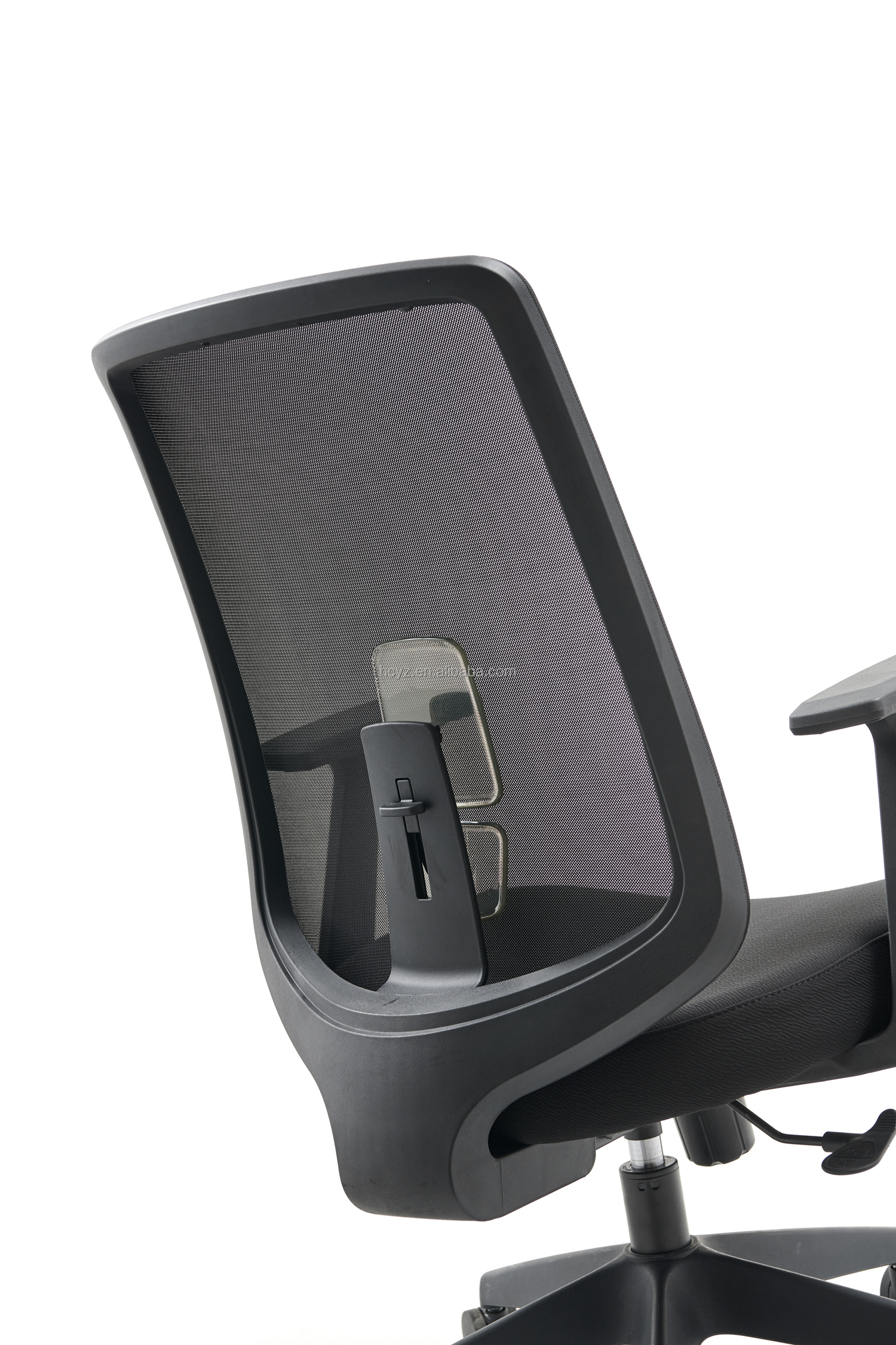 General Commercial Furniture M-062B Mesh Swivel Office Visitor Chair for Conference