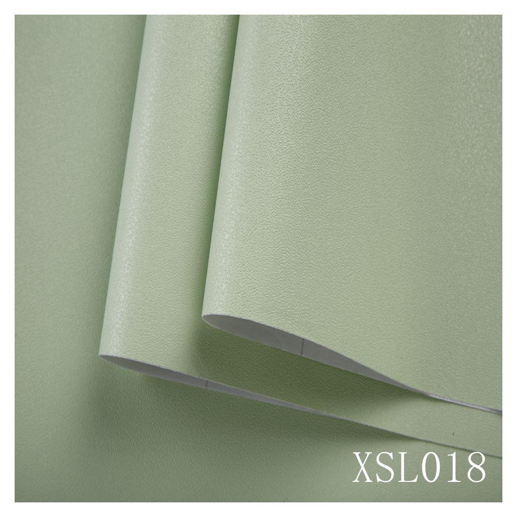Removable Home Wallpaper in Gray Color Peel Off Sticker Wall Paper with Soundproof Function Roll Size 122cm*50m