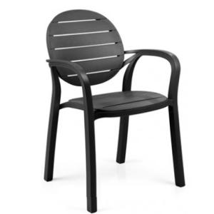 China new style modern outdoor plastic dining arm chair furniture wholesale
