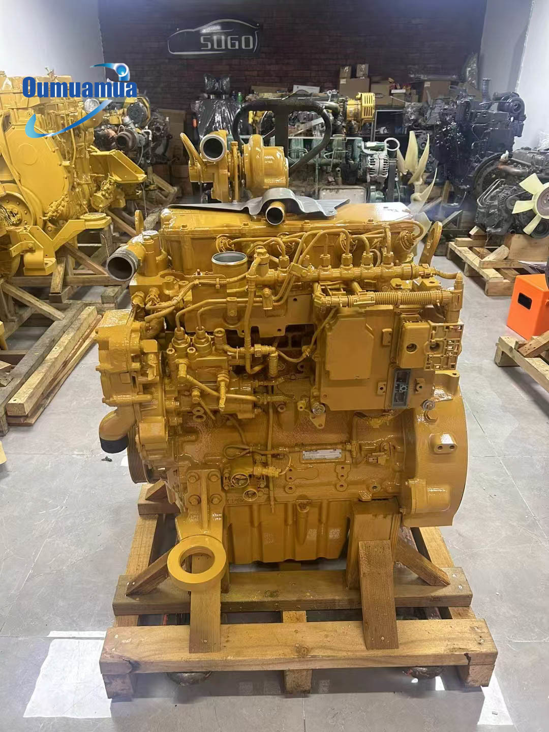 Caterpillar 320GC C4.4 EFI Excavator Motor Engine Assembly Replacement