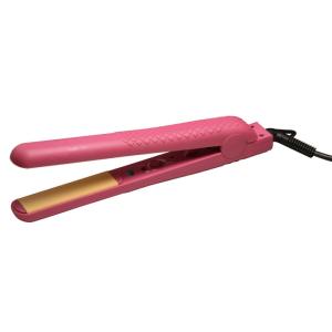 China Pure ceramic pink temperture control hair straightener iron wholesale