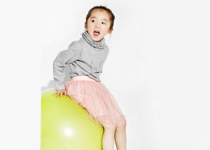 China Crew Neck Girls Size 10 Clothes , Girls Pullover Sweatshirt Double Layer Collar wholesale