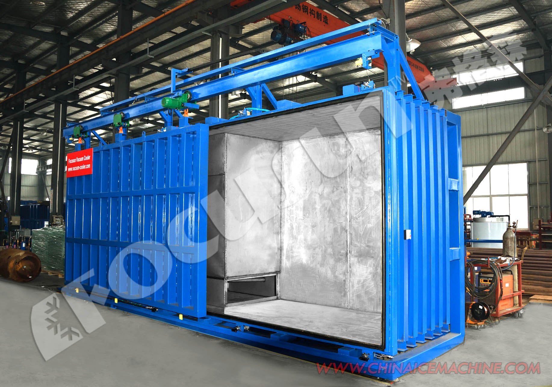 Precooling Machine 1000KG one pallet Vacuum Cooler for Lettuce 380V/3P/50HZ