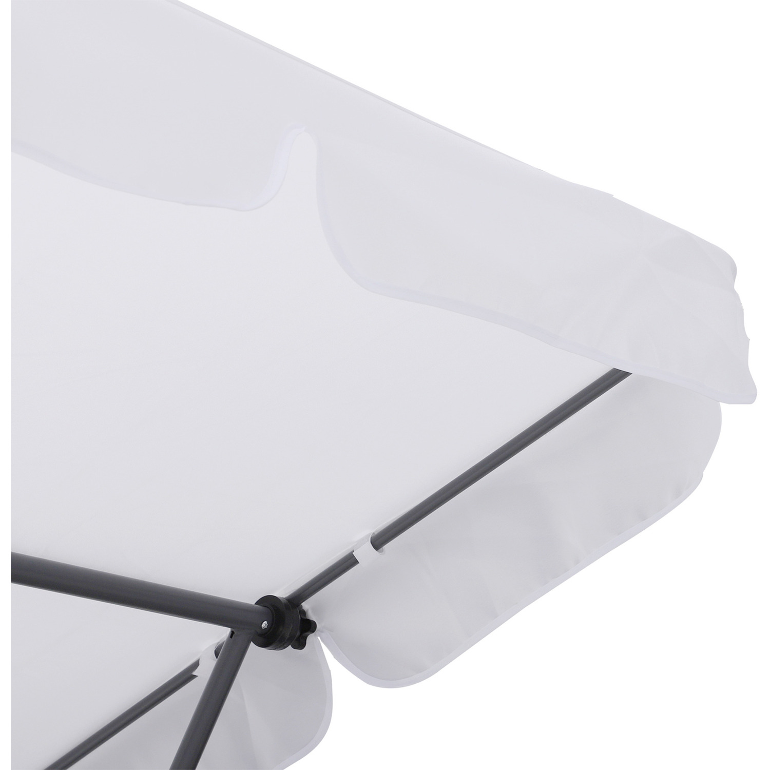 Adjustable Canopy Steel Frame Hammock for Outdoor Poolside Lounging and Relaxation
