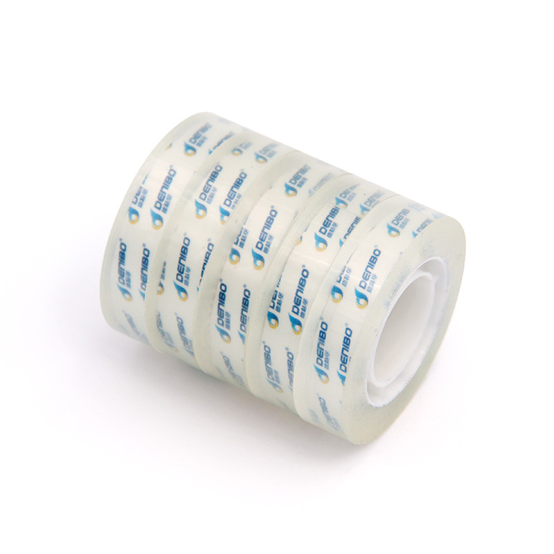 Super Clear Adhesive Glue BOPP Stationery Tape Customized Service