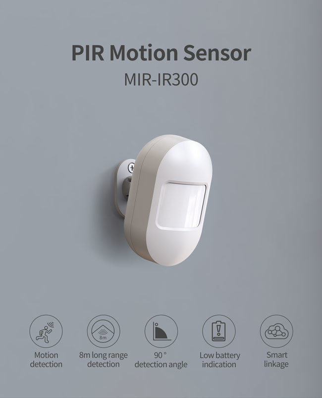 4.5V WiFi PIR Motion Sensor 8m Detecting Distance 2.2m Installation Height