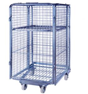 China Cargo Storage Equipment foldable roll cage pallet wholesale