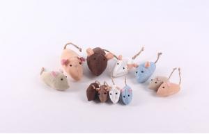 China Colorful Small Plush Toys Mouse Design Customized Logo With Soft Fabric on sale