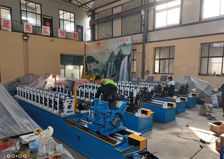 Steel Double C and U Line Light Steel Stud Roll Forming Machine to Make Drywall Profiles