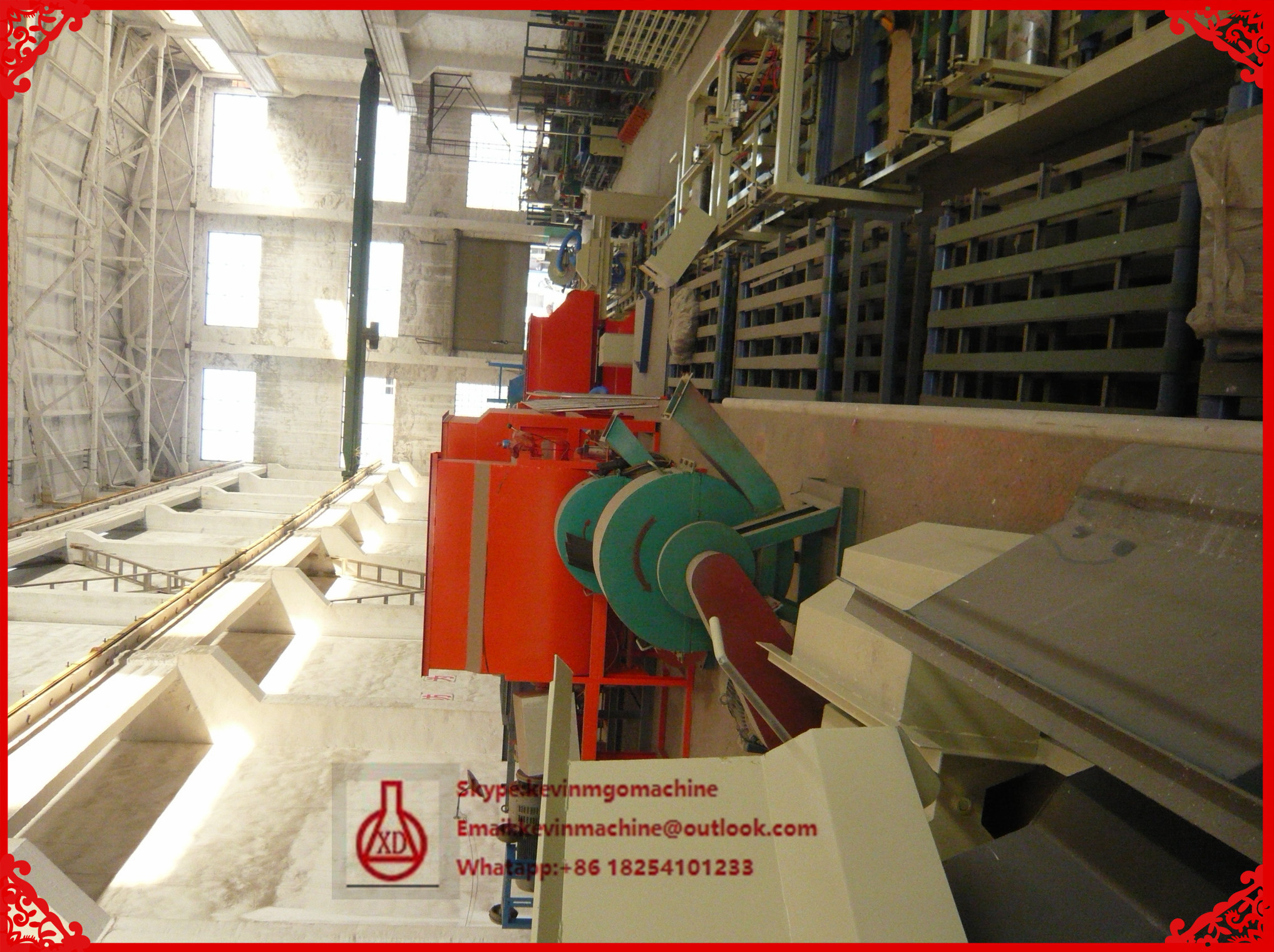 Light Weight Fiber Cement Door Production Line with Fully Auto Mixing System