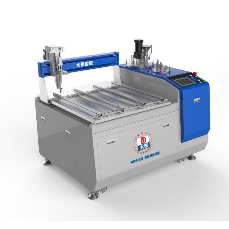 Two Component Dispensing Machine For Liquid Potting In Manufacturing Plant