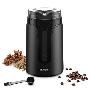 China 40g Small Espresso Coffee Grinder Machine SS304 ABS Black wholesale