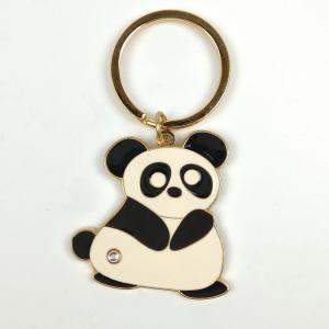 China Custom Panda Element Cute Couple Keychain Metal Cartoon Personalized Keychains wholesale
