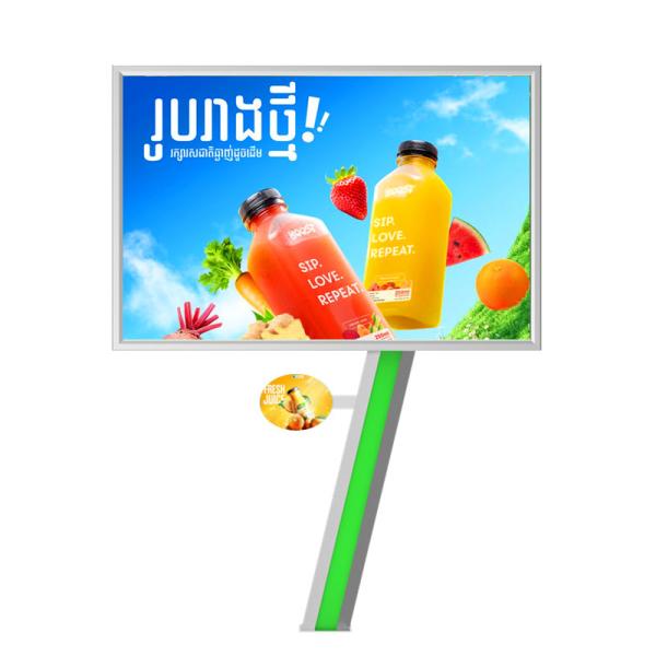 High brightness digital display 8000nits IP65 P6 waterproof outdoor advertising