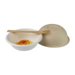 Restaurant Compostable Soup Bowls , 26Oz Disposable Microwave Bowls Recycled