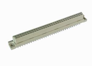 China PBT Female DIN 41612 Connector 2.54mm Pitch 180 Degree Straight Double Row wholesale
