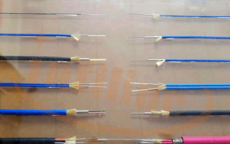 Blue LC UPC 3.0MM PVC Simplex Flexible Armored Fiber Optic Patch Cable , Rodent-resistant